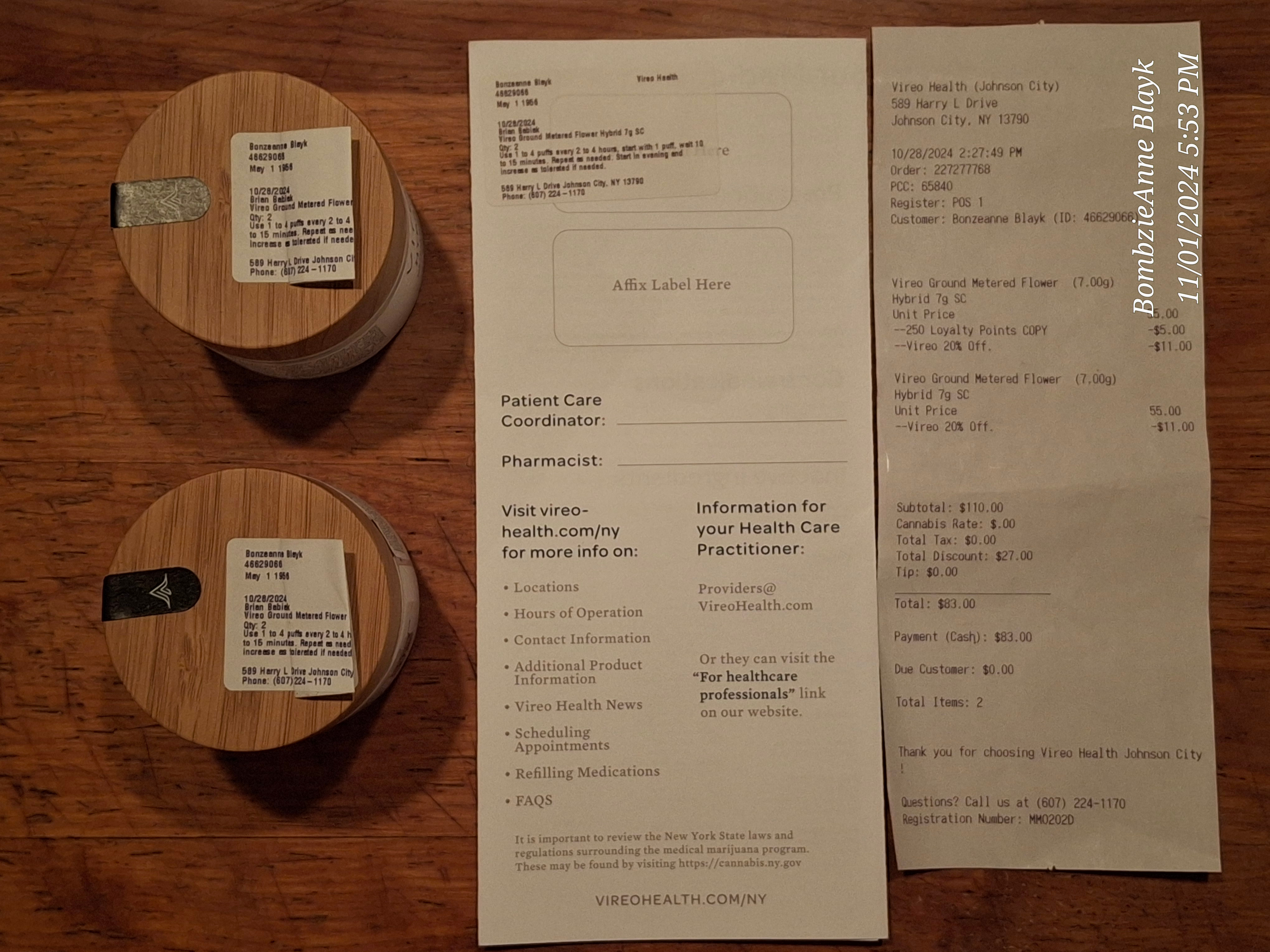 ./2024-10-28 - Vireo MMJ - Strawberry Cough 2 x 7 gm - $83.00.jpg